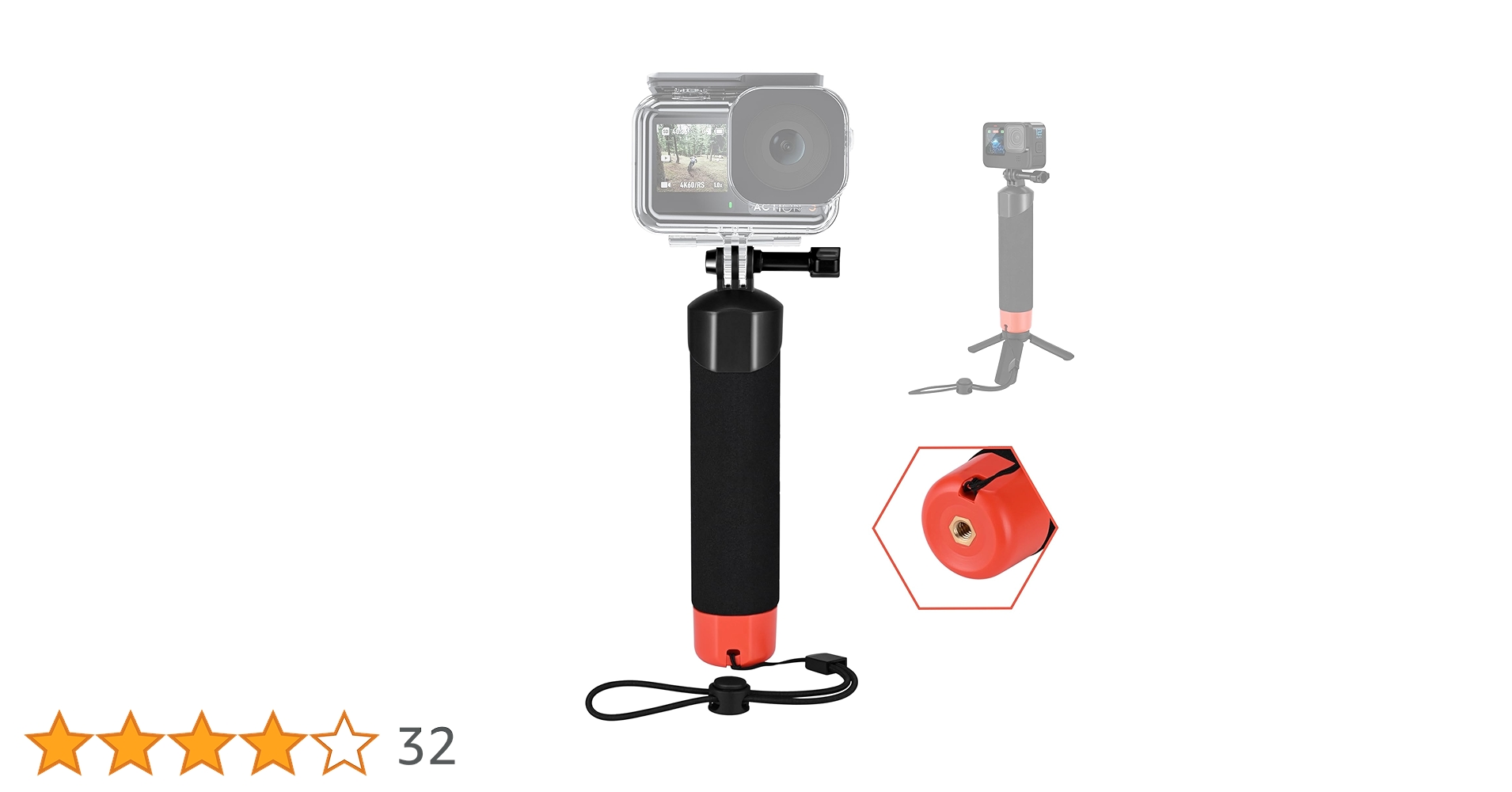 Amazon | DJI Osmo Action 5 Pro/4防水ケース用 フローティング